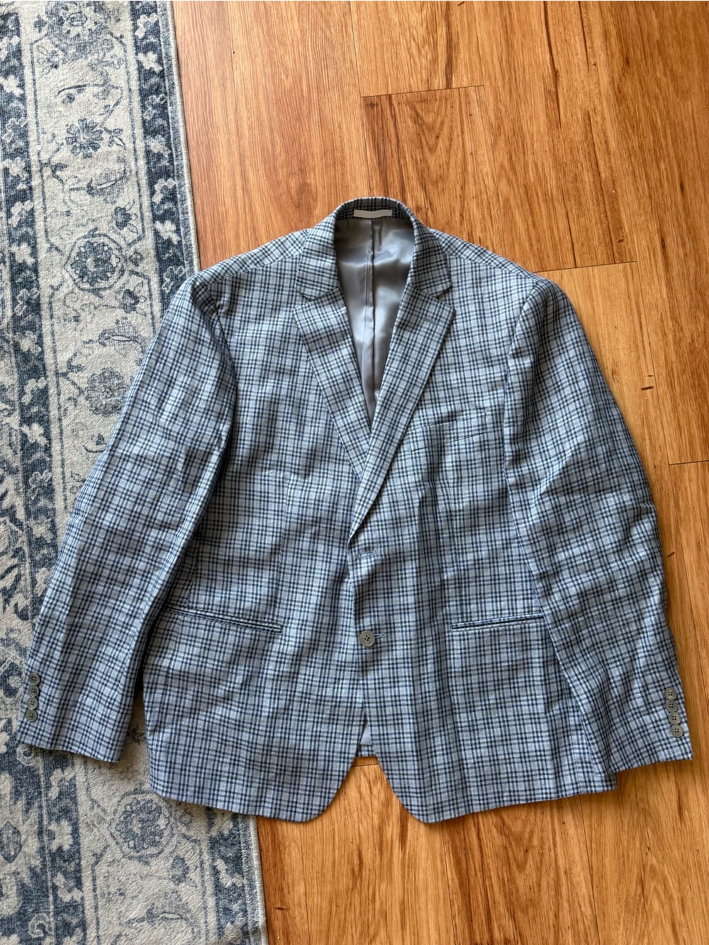 Ralph Lauren Men’s Houndstooth Linen Sports Coat
